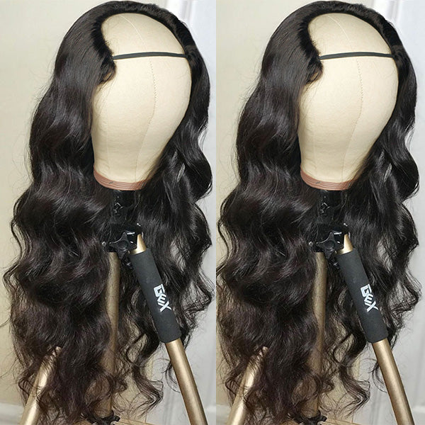 Body Wave Affordable Virgin Remy Human Hair Wigs U Part Wig 100% Human Hair Wigs