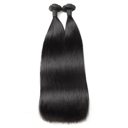 Bone Straight Hair Bundles Double Drawn Straight Hair Extension Brazilian Hair