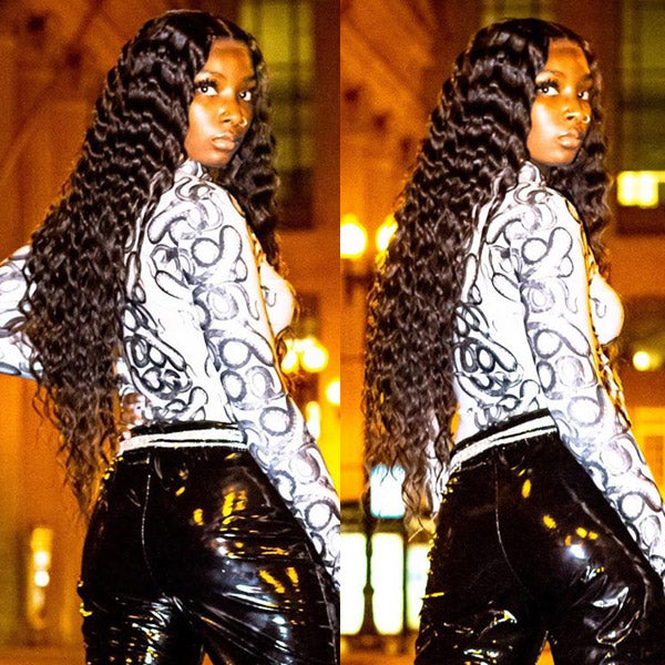 Ishow Hair Brazilian Deep Wave 3 Bundles Virgin Human Hair