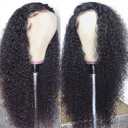 Curly Human Hair Wigs Glueless Lace Wig 13x4 HD Lace Front Wigs 30 Inch Wear And Go Wigs