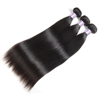 Allove 9A Virgin Brazilian Hair Straight Human Hair 3 Bundles