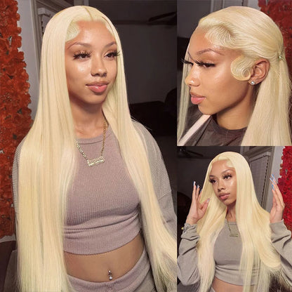 613 Blonde 13x6 Lace Front Wigs Straight Human Hair HD Lace Front Wigs