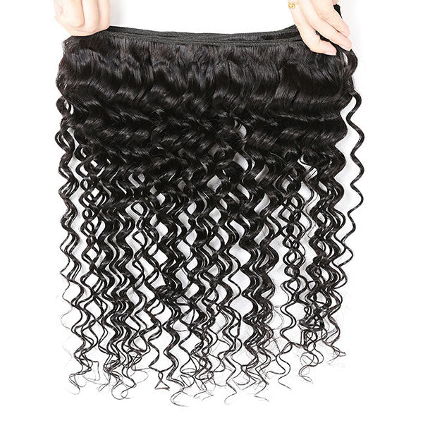 Ishow Hair 2 Bundles Deep Wave Virgin Human Hair Extensions