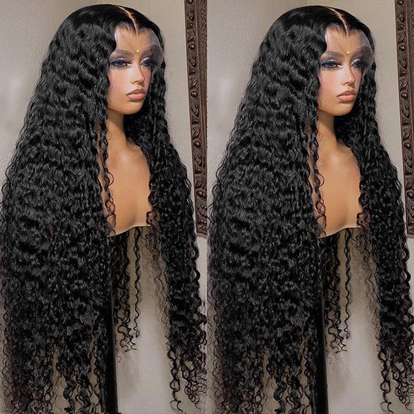 13x4 Deep Wave HD Lace Front Wigs 26&