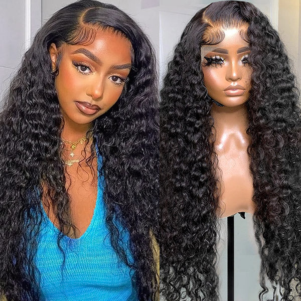 Deep Wave Wig 5x5 Closure Wigs HD Lace Wigs Human Hair Wigs