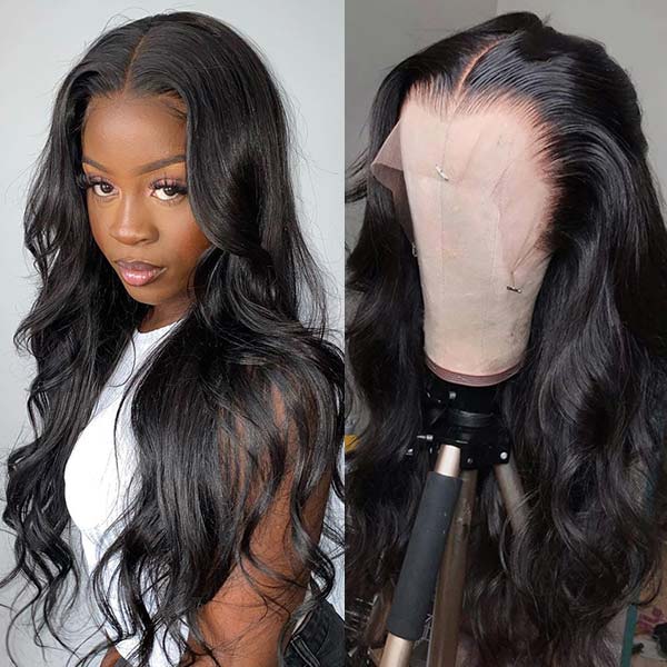 Real HD Lace Wigs 13x4 Lace Frontal Body Wave Wig Undetectable Lace Wigs