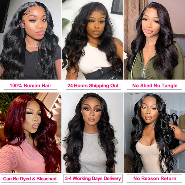 Brazilian Body Wave Hair 3 Bundles Good Quality Virgin Human Hair Weave