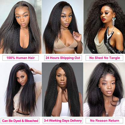 Ishow Brazilian Hair Bundles Unprocessed Kinky Straight Human Hair 4 Pcs/Lot