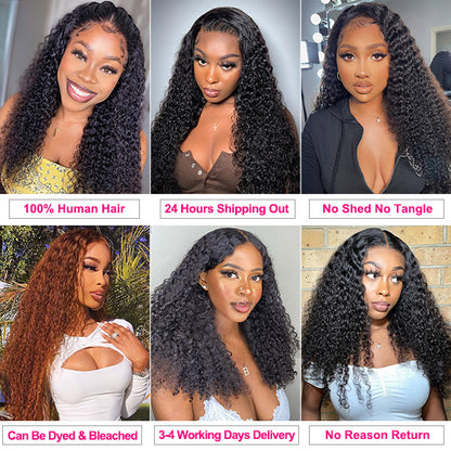 Ishow Brazilian Curly Human Hair 4 Bundles Virgin Hair Extensions