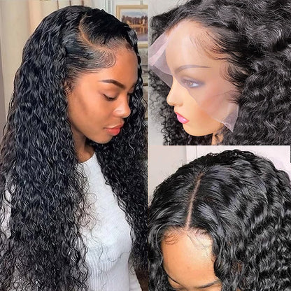 Transparent Lace Wigs Water Wave Wig 13x6 HD Lace Frontal Wig