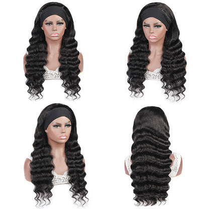 Loose Deep Wave Headband Wigs Human Hair Wigs Easy to Wear