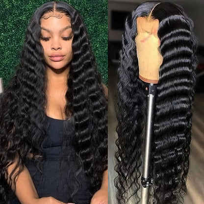 13x4 Loose Deep Wave Wig HD Lace Front Wigs Human Hair Invisible Lace Wig