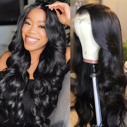 6x6 Body Wave Wigs HD Lace Closure Wigs Human Hair Wigs Body Wave 32 Inch