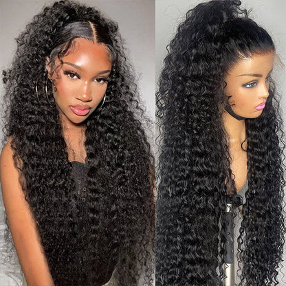 13x4 Deep Wave HD Lace Front Wigs 26&