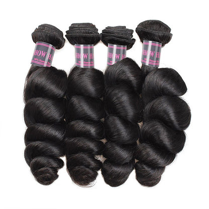 Ishow Brazilian Loose Wave Virgin Human Hair 4 Bundles For Sale