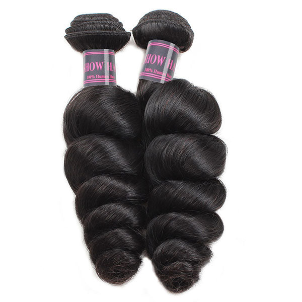 Ishow Hair Loose Wave Virgin Human Hair Weaves 2 Bundles