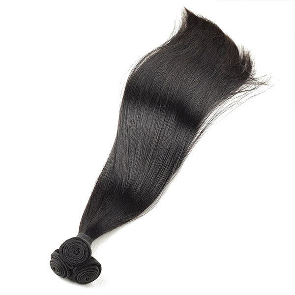 Bone Straight Hair Bundles Double Drawn Straight Hair Extension Brazilian Hair