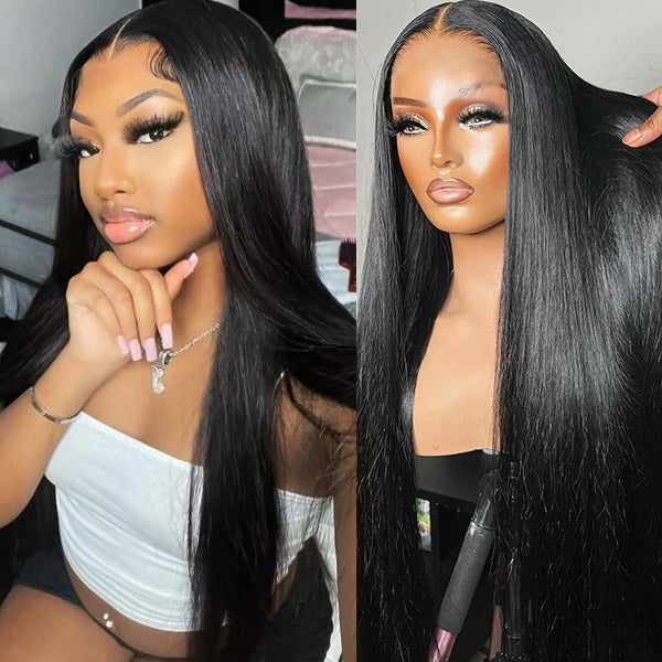 4x4 HD Lace Closure Wigs Straight Human Hair Wigs Glueless Closure Wig 5x5 Lace Closure Wigs