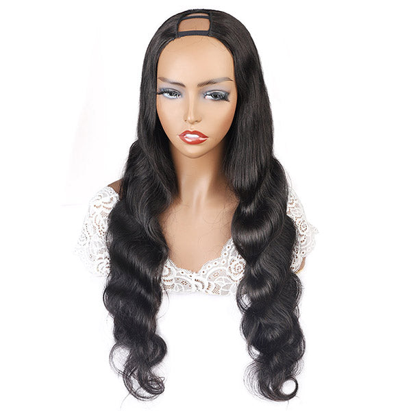 Body Wave Affordable Virgin Remy Human Hair Wigs U Part Wig 100% Human Hair Wigs