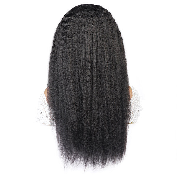 Upart Wigs Yaki Straight Human Hair Wigs