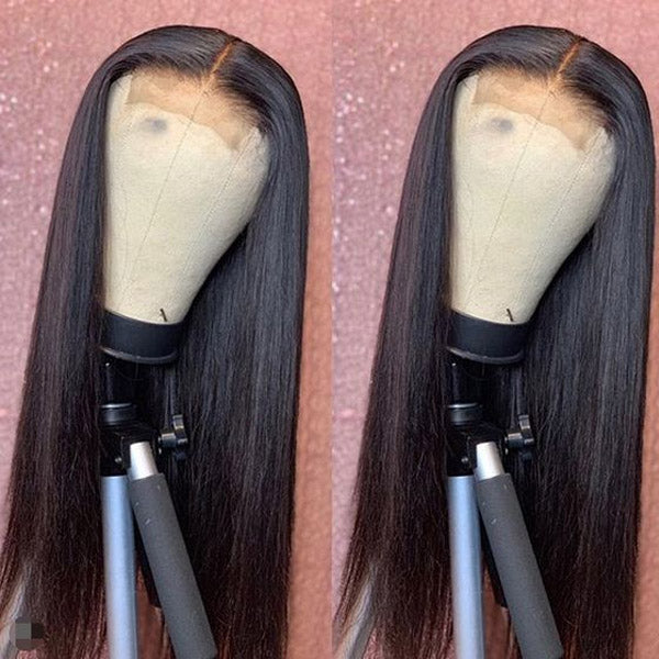 Hairsmarket 4*4 Lace Closure Wigs Straight Human Hair Wigs