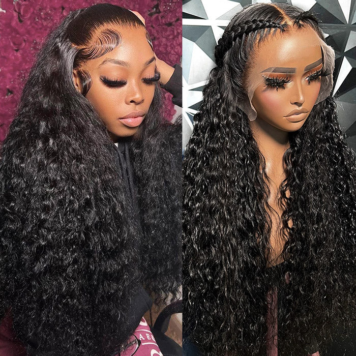 Water Wave Wig 13x4 HD Lace Front Wig Brazilian Hair Glueless 13x6 Lace Frontal Wig