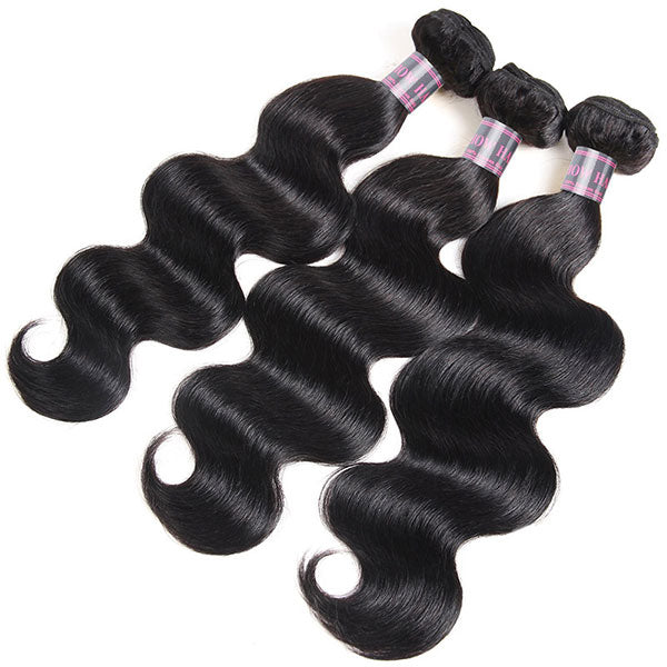 Ishow 8A Brazilian Body Wave 3 Bundles Virgin Human Hair Extensions