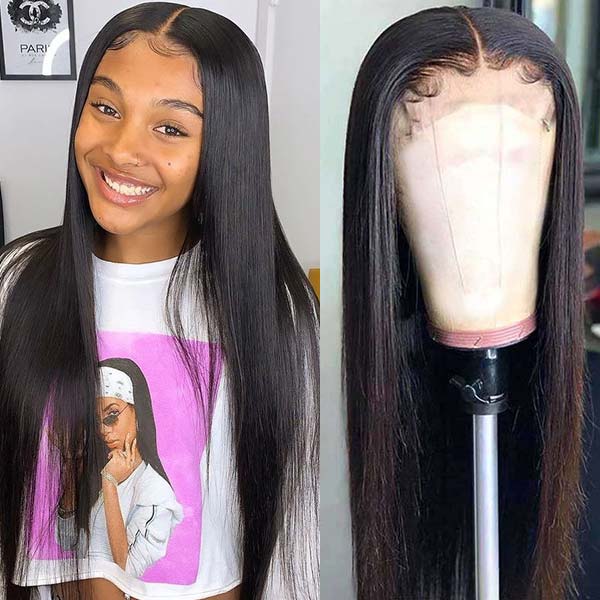 4x4 HD Lace Closure Wigs Straight Human Hair Wigs Glueless Closure Wig 5x5 Lace Closure Wigs